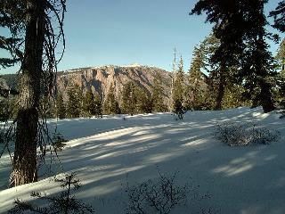 Rugged ridge across the valley