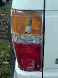 Antenna cable routed thru taillight