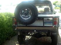 Tire Carrier: Rear View