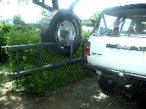 Tire Carrier: Swing Out View